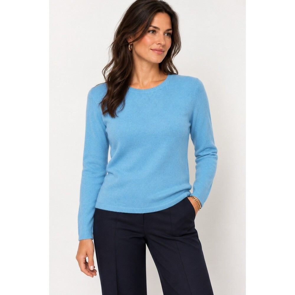 Charter Club 100% Cashmere Sweater Size XL Blue Quiet Luxury Preppy Old money